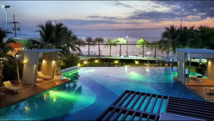 2 ห้องนอน 2 ห้องน้ำ Seaview Jomtien ชั้น18 Apartment Exterior photo