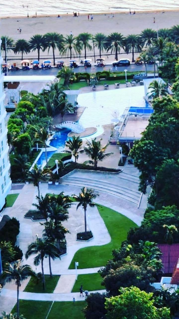 2 ห้องนอน 2 ห้องน้ำ Seaview Jomtien ชั้น18 Apartment Exterior photo
